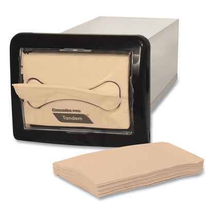 Cascades PRO Tandem In-Counter Interfold Napkin Dispenser, 8.63 x 18 x 6.5, Black (CSDC450)