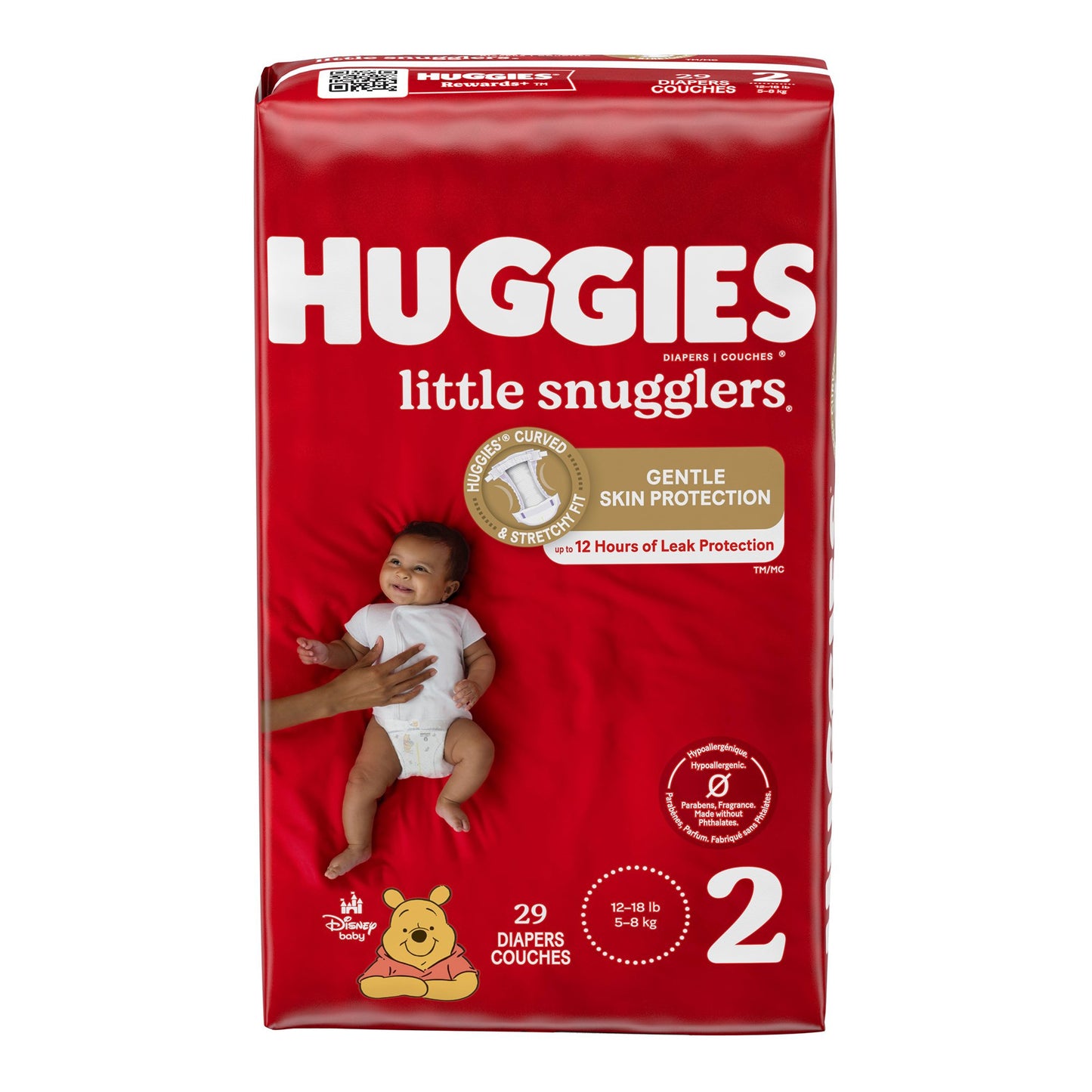 Huggies® Little Snugglers Unisex Baby Diaper Size 2 Disposable Heavy Absorbency (1128673_CS)