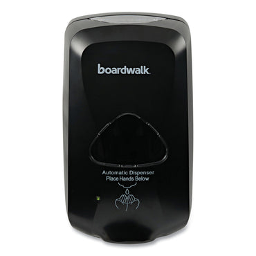 Boardwalk® Touch-Free Foam Soap Dispenser, 1,200 mL, 6 x 4.05 x 10.58, Black (BWK42200)