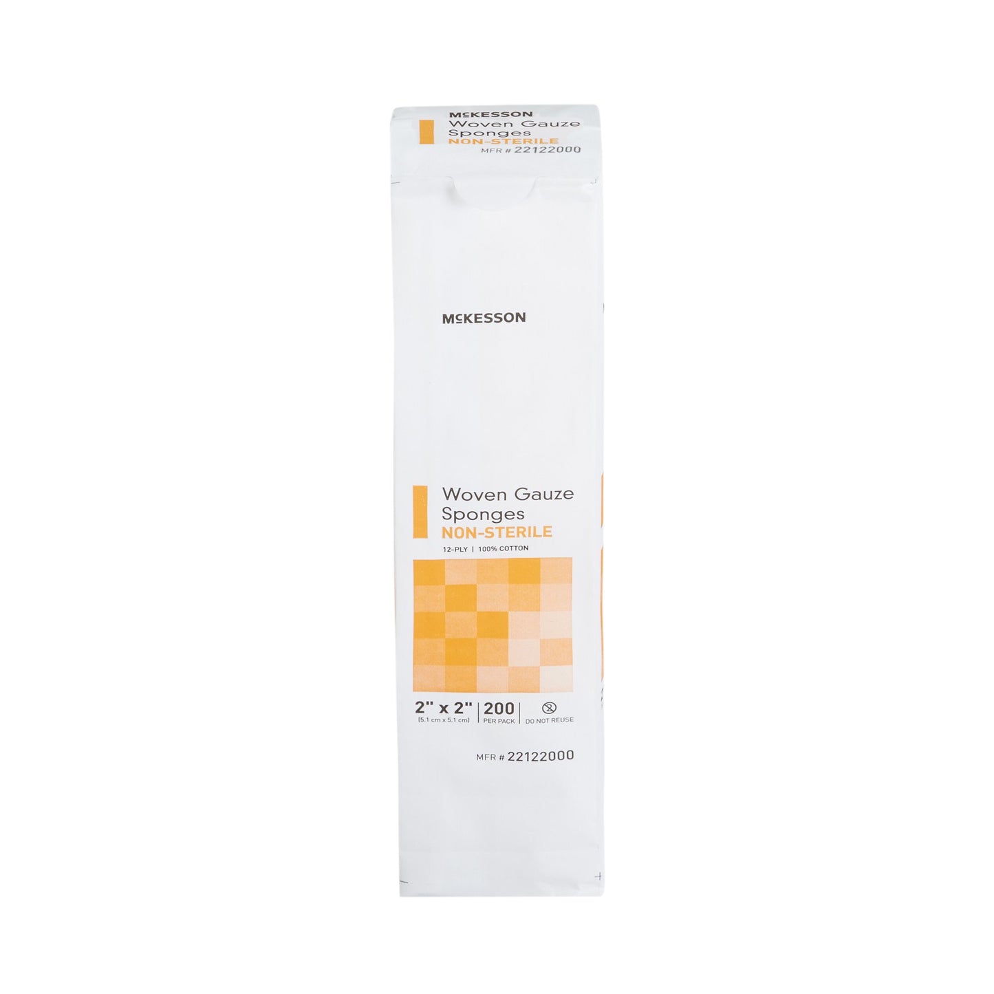 McKesson Gauze Sponge 2 X 2 Inch 12-Ply NonSterile 200 per Pack (446029_PK)