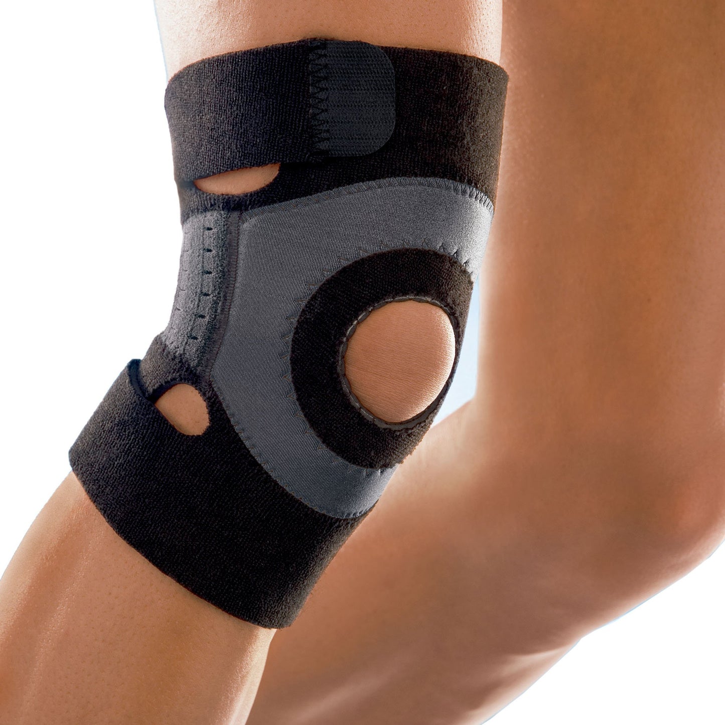 3M™ Futuro™ Sport Moisture Control Knee Brace Medium Pull-On / Hook and Loop Strap Closure 15 to 17 Inch Knee Circumference Left or Right Knee (501904_BX)