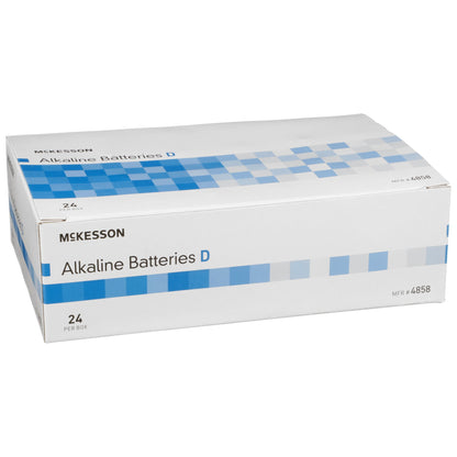 McKesson Alkaline Battery D Cell 1.5V Disposable 24 Pack (854615_CS)