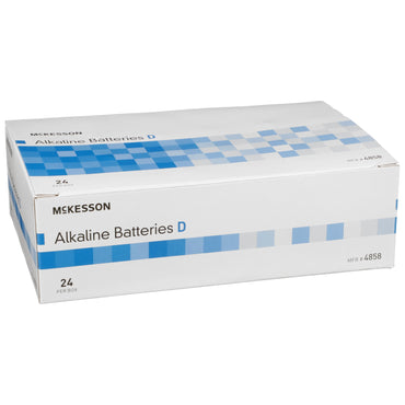 McKesson Alkaline Battery D Cell 1.5V Disposable 24 Pack (854615_EA)