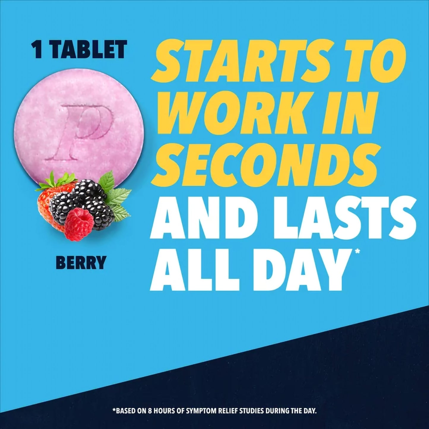 Pepcid® Complete Antacid 800 mg - 165 mg - 10 mg Strength Chewable Tablet 25 per Bottle (1228794_BT)