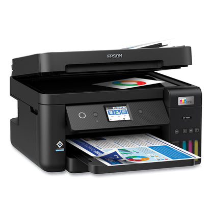 Epson® EcoTank ET-4850 Wireless All-in-One Supertank Printer, Copy/Fax/Print/Scan (EPSC11CJ60201)