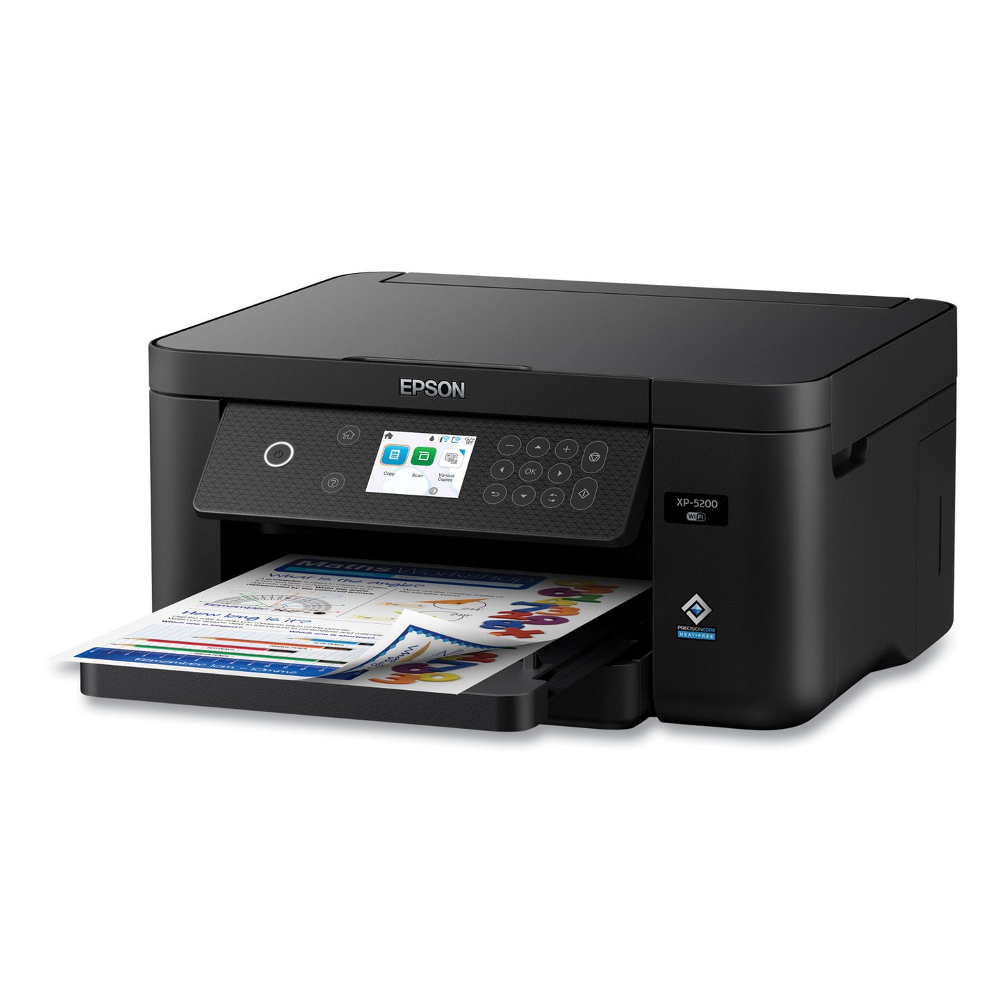Epson® Expression Home XP-5200 Wireless All-in-One Inkjet Printer, Copy/Print/Scan (EPSC11CK61201)