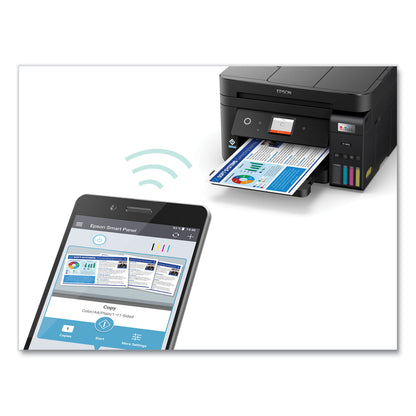 Epson® EcoTank ET-4850 Wireless All-in-One Supertank Printer, Copy/Fax/Print/Scan (EPSC11CJ60201)