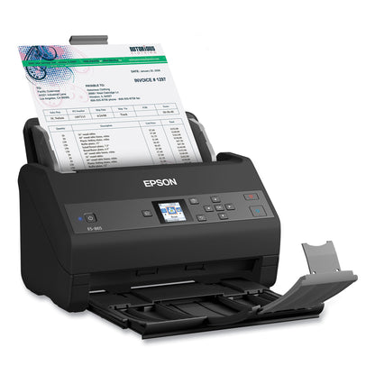 Epson® WorkForce ES-865 Color Duplex Document Scanner, 600 dpi Optical Resolution, 100-Sheet Duplex Auto Document Feeder (EPSB11B250202)
