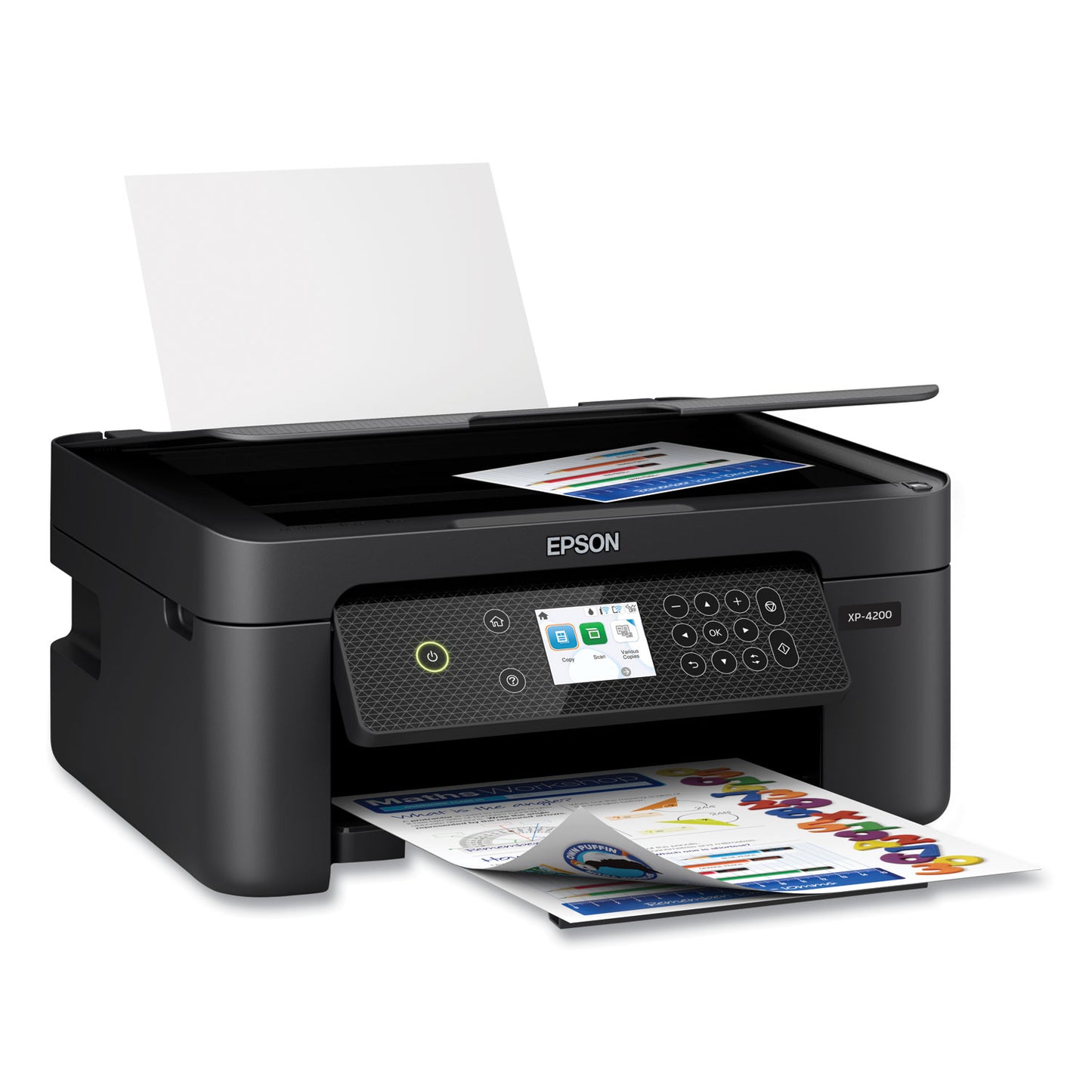 Epson® Expression Home XP-4200 Wireless All-in-One Inkjet Printer, Copy/Print/Scan (EPSC11CK65201)