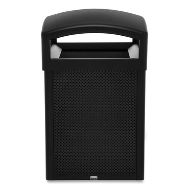 Rubbermaid® Commercial Medium General Purpose Perforated Panels for Tailor and Landmark Series Containers, 20.72" x 0.5" x 27.95", Black, 4/Carton (RCP2182610)