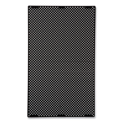 Rubbermaid® Commercial Large General Purpose Perforated Panels for Tailor and Landmark Series Containers, 20.72" x 0.5" x 34.33", Black, 4/Carton (RCP2182676)