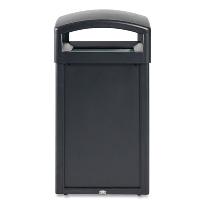 Rubbermaid® Commercial TAILOR Decorative Outdoor Waste Receptacle Frames, 51 gal, Metal, Black (RCP2182678)