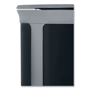 Rubbermaid® Commercial ENHANCE Series Waste Receptacle, 23 gal, Metal, Pearl Gray/Umbra Gray (RCP2172849)
