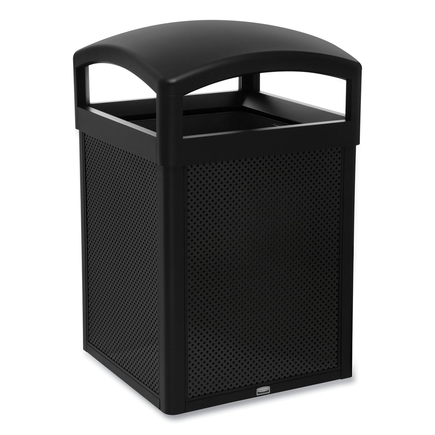 Rubbermaid® Commercial Medium General Purpose Perforated Panels for Tailor and Landmark Series Containers, 20.72" x 0.5" x 27.95", Black, 4/Carton (RCP2182610)