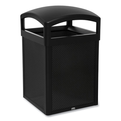 Rubbermaid® Commercial Medium General Purpose Perforated Panels for Tailor and Landmark Series Containers, 20.72" x 0.5" x 27.95", Black, 4/Carton (RCP2182610)