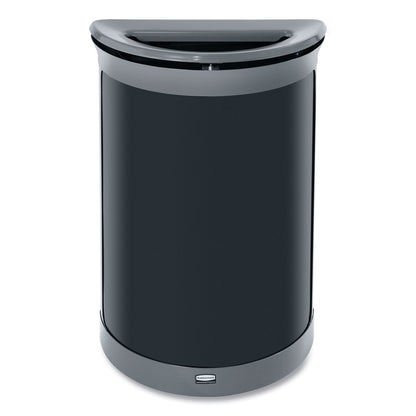 Rubbermaid® Commercial ENHANCE Series Waste Receptacle, 11.5 gal, Metal, Umbra Gray/Pearl Gray (RCP2172845)