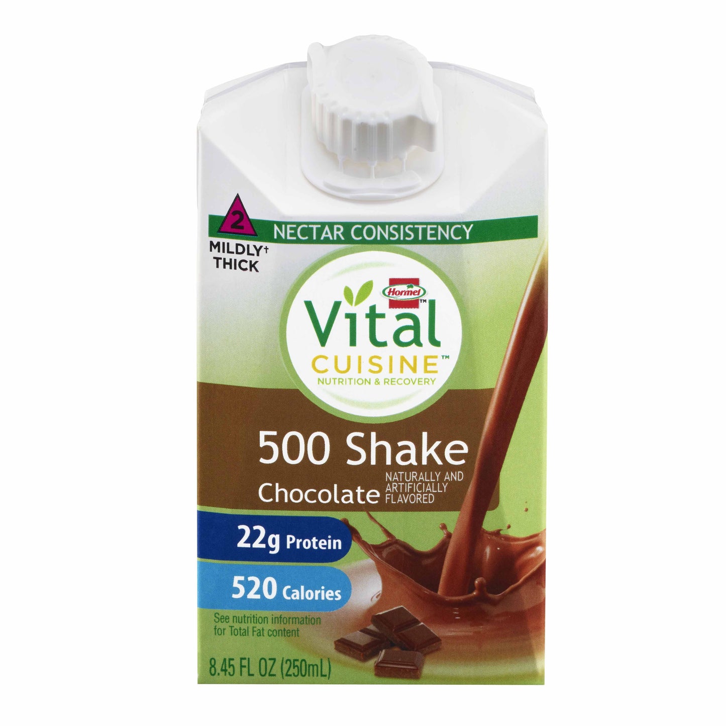Hormel Vital Cuisine® 500 Shakes Oral Supplement Chocolate Flavor Liquid 8.45 oz. Carton (1083958_EA)