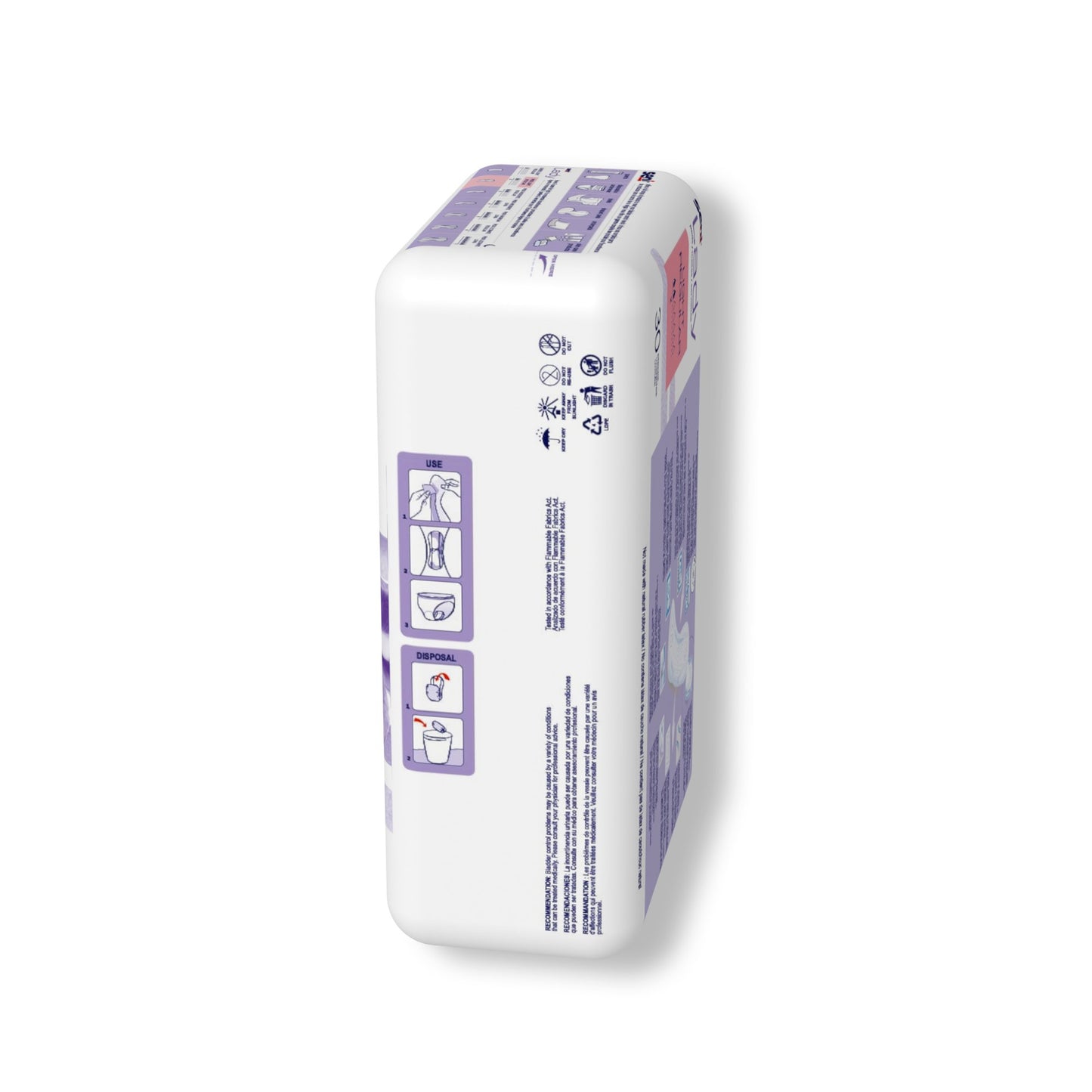 Seni® Lady Light Bladder Control Pad 8.9 Inch Length Light Absorbency Super Absorbent Core One Size Fits Most (1222534_PK)