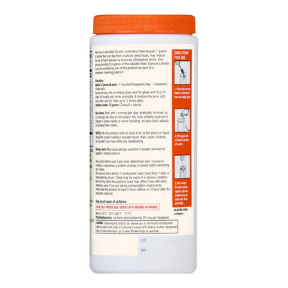 Foster & Thrive™ Fiber Supplement Orange Flavor Powder 10 oz. Psyllium Husk (1238904_EA)