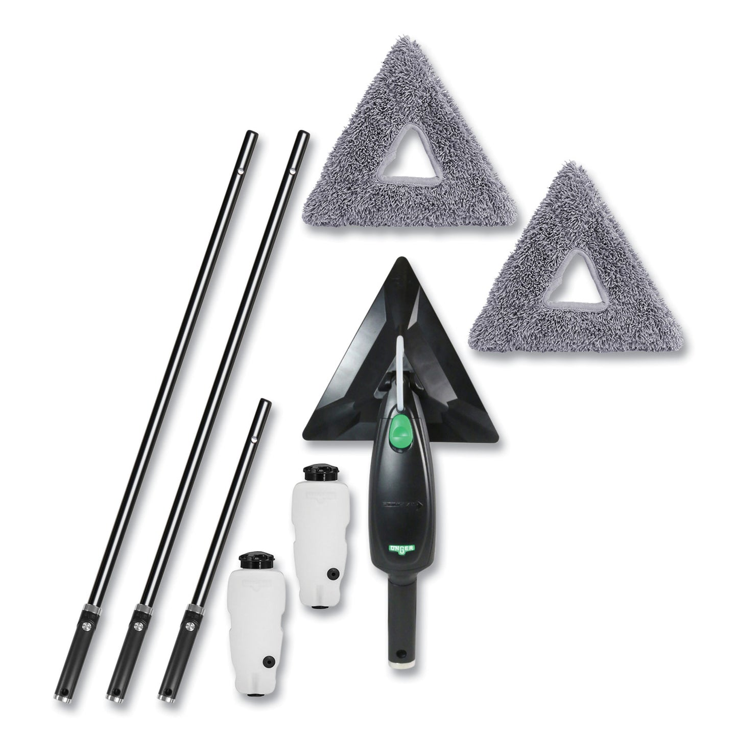 Unger® Stingray Refillable Microfiber Cleaning Kit (UNGSRKB4)