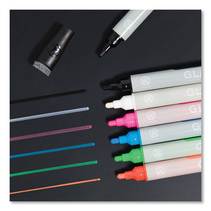 u-brands-bullet-tip-low-odor-liquid-glass-markers-with-erasers-num-ubr2913u0012_4