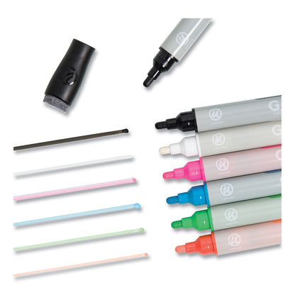 u-brands-bullet-tip-low-odor-liquid-glass-markers-with-erasers-num-ubr2913u0012_5