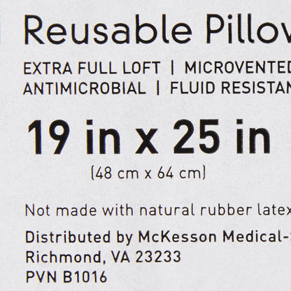McKesson Bed Pillow 19 X 25 Inch White Reusable (939590_EA)