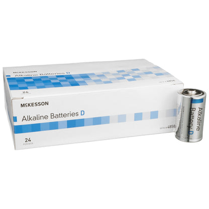 McKesson Alkaline Battery D Cell 1.5V Disposable 24 Pack (854615_EA)