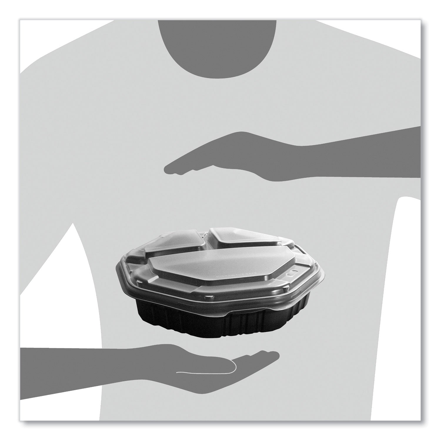 solo-r-octaview-hinged-lid-hot-food-containers-3-compartment-38-oz-9-55-x-9-1-x-2-4-black-clear-plastic-100-carton-scc809014pp94_4