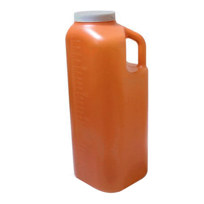 OakRidge Products 24 Hour Urine Specimen Collection Container 4-1/2 X 6-5/16 X 9-5/8 Inch 3,000 mL (101 oz.) Screw Cap Unprinted NonSterile (1039891_CS)