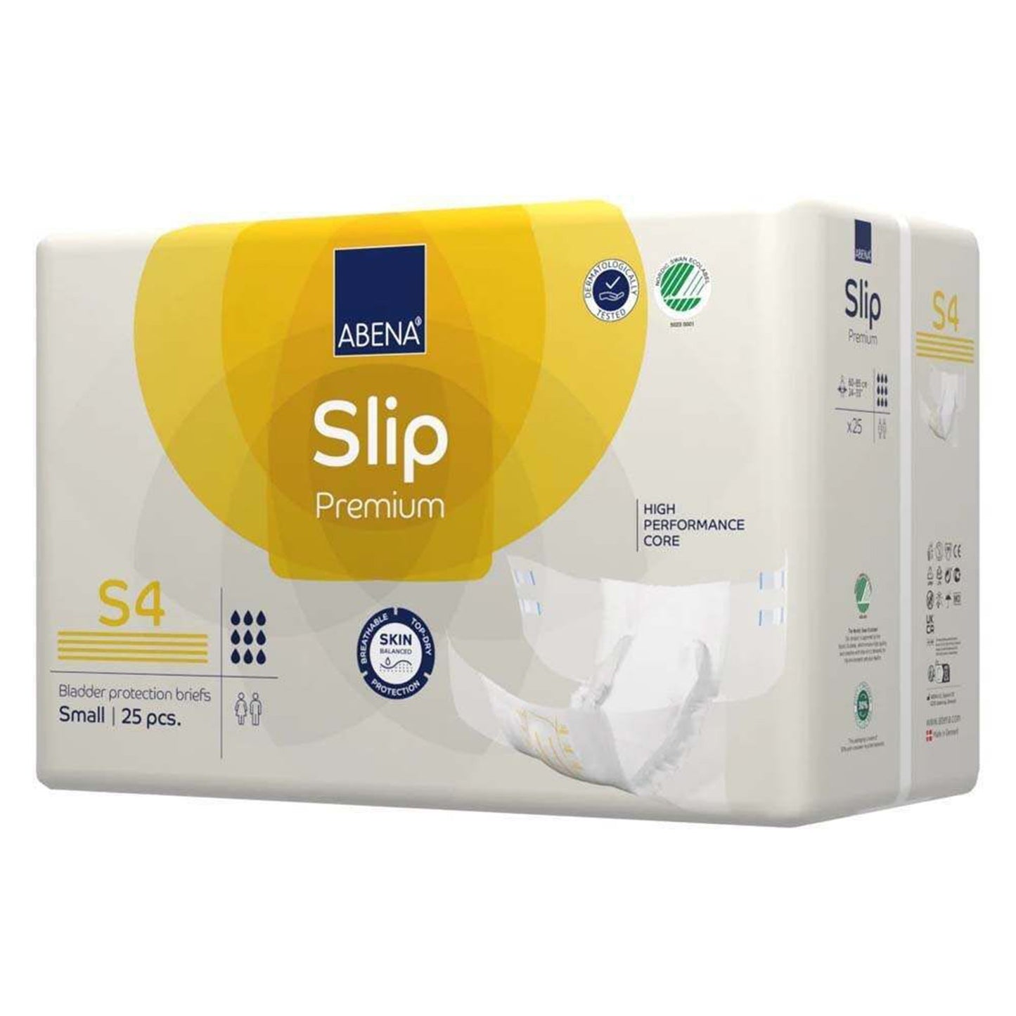 Abena® Slip Premium S4 Unisex Adult Incontinence Brief Small Disposable Heavy Absorbency (1218198_CS)