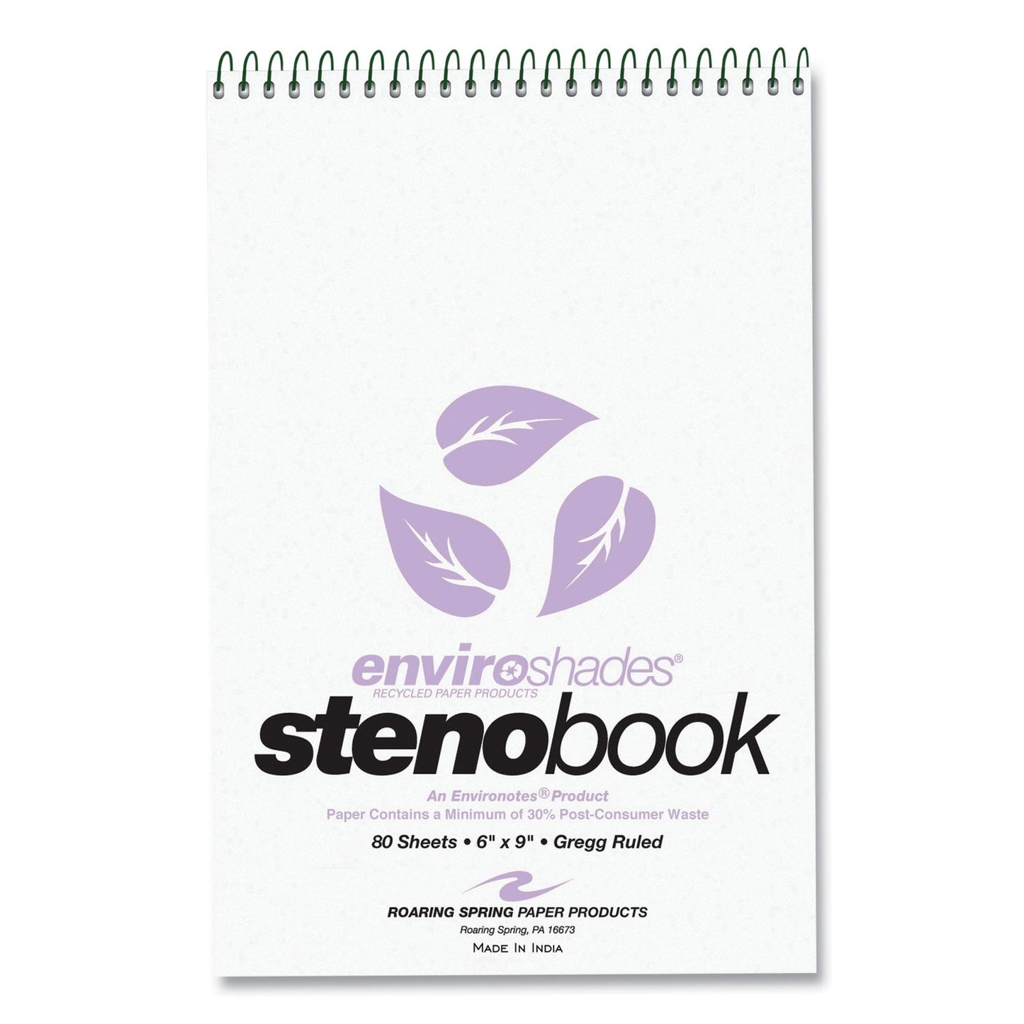 roaring-spring-paper-enviroshades-steno-pad-num-roa12264cs_2