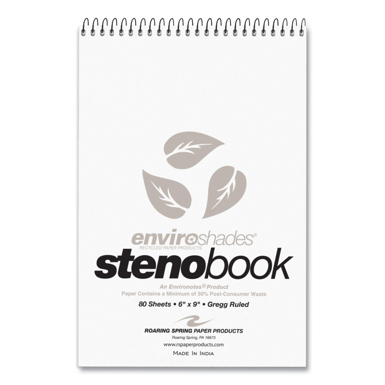 roaring-spring-paper-enviroshades-steno-pad-num-roa12274cs_2