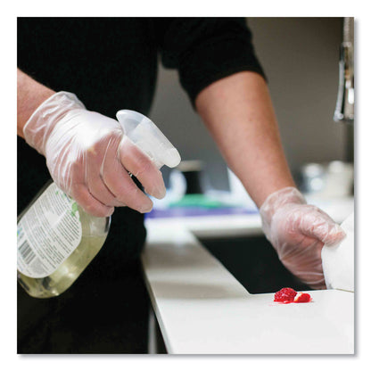 X3® by AMMEX® Industrial Vinyl Gloves, Powder-Free, Small, 3 mil Thick, 9.5" Long, Clear, 100/Box, 10 Boxes/Carton (AXCGPX342100)