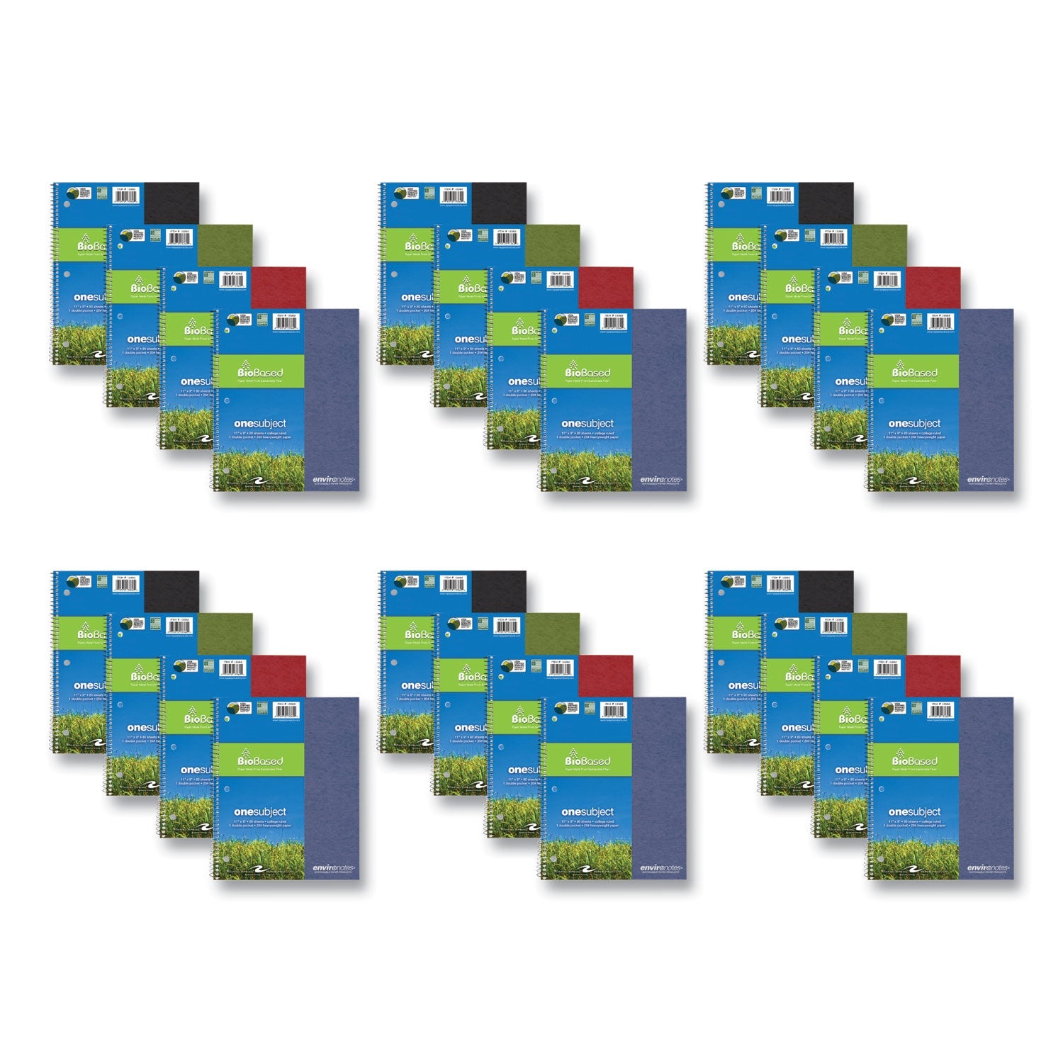 Roaring Spring® Earthtones BioBased Paper Notebook, 1-Subject, Medium ...
