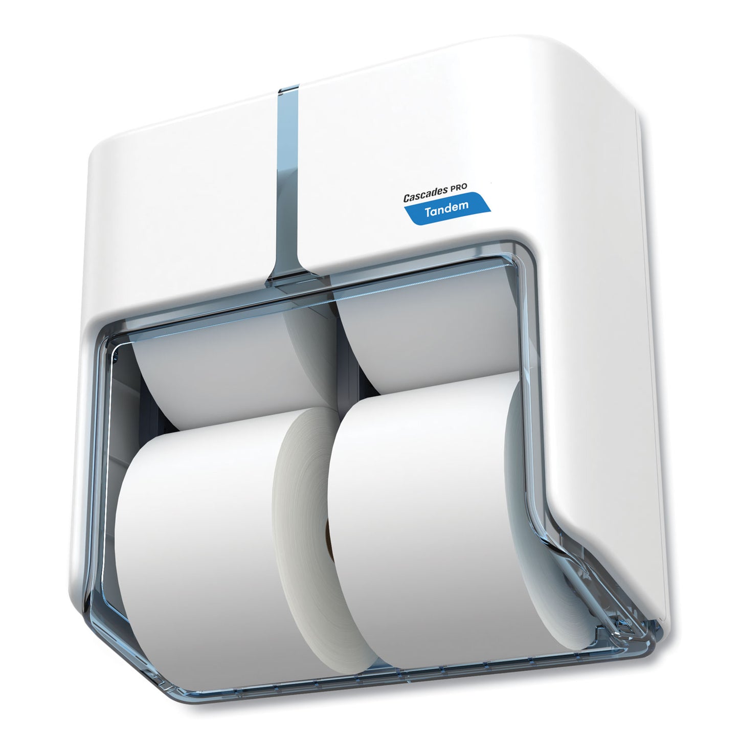 Cascades PRO Tandem No Touch High Capacity Bath Tissue Dispenser, 12.6 x 6.6 x 12, White (CSDC315)