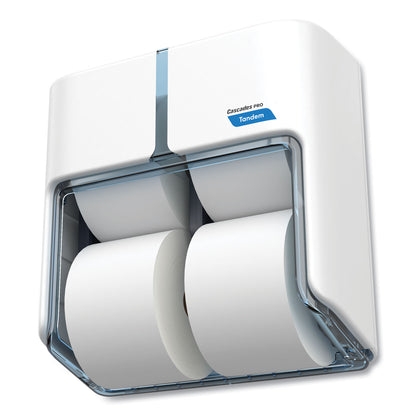 Cascades PRO Tandem No Touch High Capacity Bath Tissue Dispenser, 12.6 x 6.6 x 12, White (CSDC315)