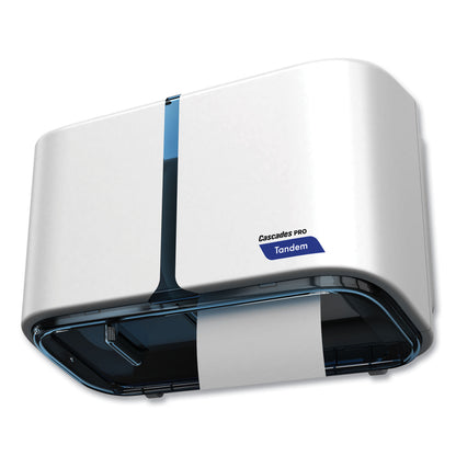 Cascades PRO Tandem No Touch High Capacity Bath Tissue Dispenser, 12.5 x 6.6 x 7.2, White (CSDC313)