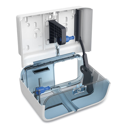 Cascades PRO Tandem No Touch High Capacity Bath Tissue Dispenser, 12.5 x 6.6 x 7.2, White (CSDC313)