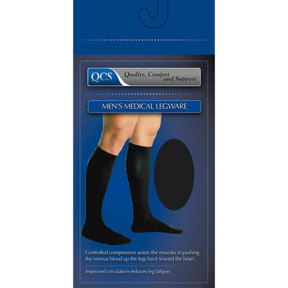 Loving Comfort® Compression Socks Knee High X-Large Black Closed Toe (696882_PR)
