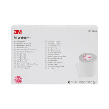 3M™ Microfoam™ Medical Tape White 2 Inch X 5-1/2 Yard Elastic / Foam NonSterile (5961_BX)