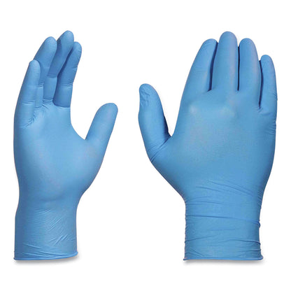 AMMEX® Professional Nitrile Exam Gloves, Powder-Free, Medium, 3 mil Thick, 9.5" Long, Light Blue, 100/Box, 10 Boxes/Carton (AXCAPFN44100CT)