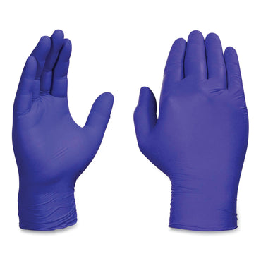 AMMEX® Professional Nitrile Exam Gloves, Powder-Free, Small, 3 mil Thick, 9.5" Long, Indigo, 100/Box, 10 Boxes/Carton (AXCAINPF42100)