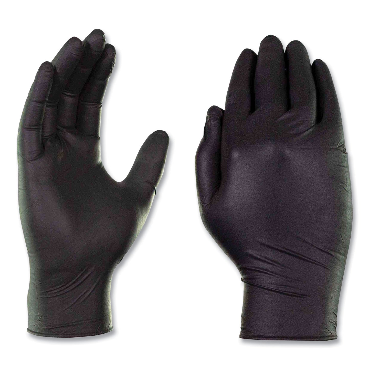 AMMEX® Professional Nitrile Exam Gloves, Powder-Free, Small, 3 mil Thick, 9.5" Long, Black, 100/Box, 10 Boxes/Carton (AXCABNPF42100)