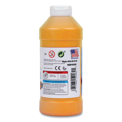 Crayola® Artista II Washable Tempera Paint, Peach, 16 oz Bottle (CYO543115033)