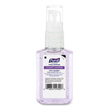 PURELL® Advanced Hand Sanitizer Gel Infused with Essential Oils, 2 oz Travel-Sized Pump Bottle, Lavender Scent, 24/Carton (GOJ390524CMR)