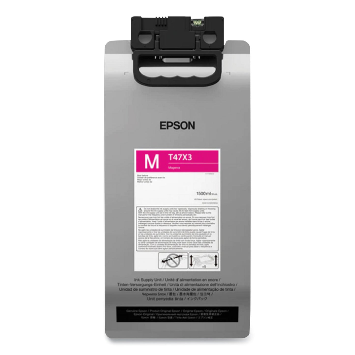 Epson® T47X32N (T47X) UltraChrome DG Ink, 1.5 L, Magenta (EPST47X32N)
