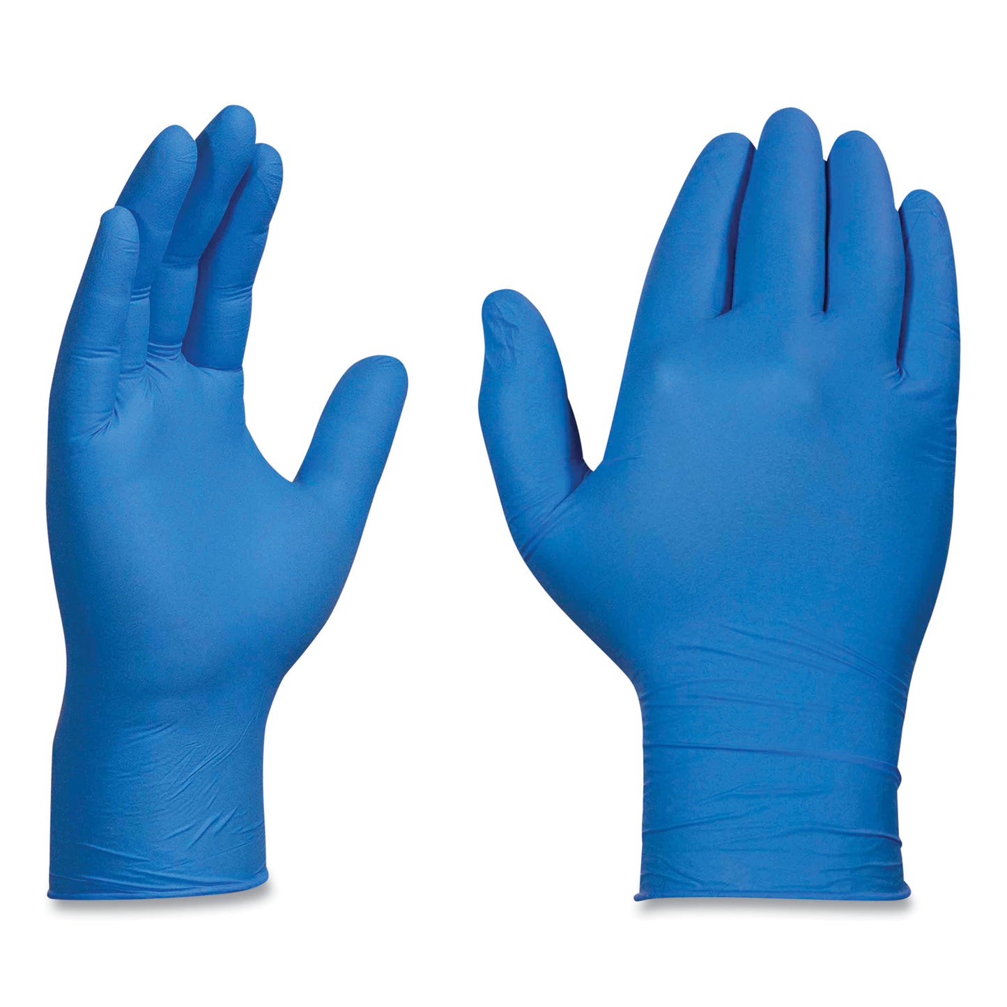 X3® by AMMEX® Industrial Nitrile Gloves, Powder-Free, Small, 3 mil Thick, 9.5" Long, Blue, 100/Box, 10 Boxes/Carton (AXCX342100)