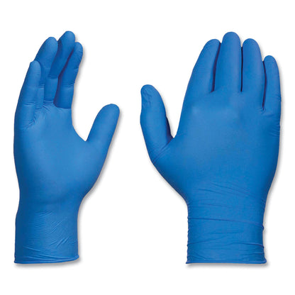 X3® by AMMEX® Industrial Nitrile Gloves, Powder-Free, Large, 3 mil Thick, 9.5" Long, Blue, 100/Box, 10 Boxes/Carton (AXCX346100)