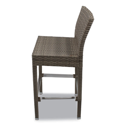 JMC Furniture Gama Series Barstools, Supports Up to 300 lb, 31.25" Seat Height, Ivory Seat, Ivory Back, Ivory Base (JMCGAMBSIVY)
